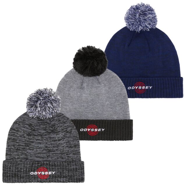 Callaway Golf Mens TA Pom Pom Classic Warm Outdoor Tour Beanie Hat
