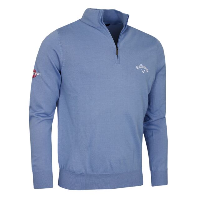 Callaway Golf Mens Tour Logo Blended Merino Thermal Sweater
