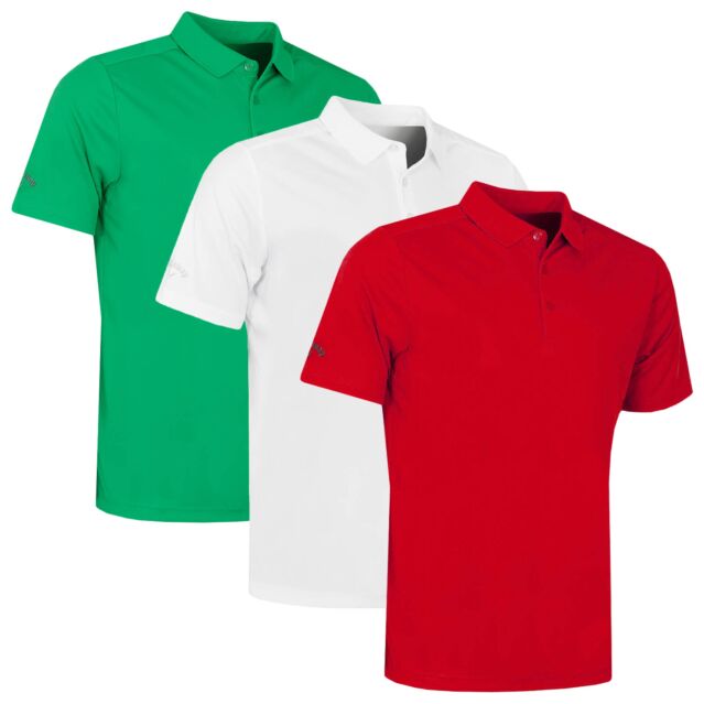 Callaway Golf Mens Tournament Opti-Dri Wicking Polo Shirt