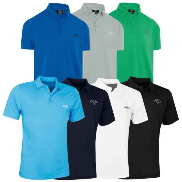 Callaway Mens Tournament Opti-Dri Left Chest Logo Golf Polo Shirt