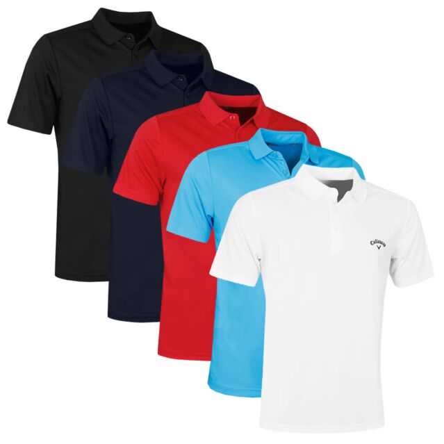 Callaway Golf Mens 2026 Tournament Opti-Dri Left Chest Logo Polo Shirt