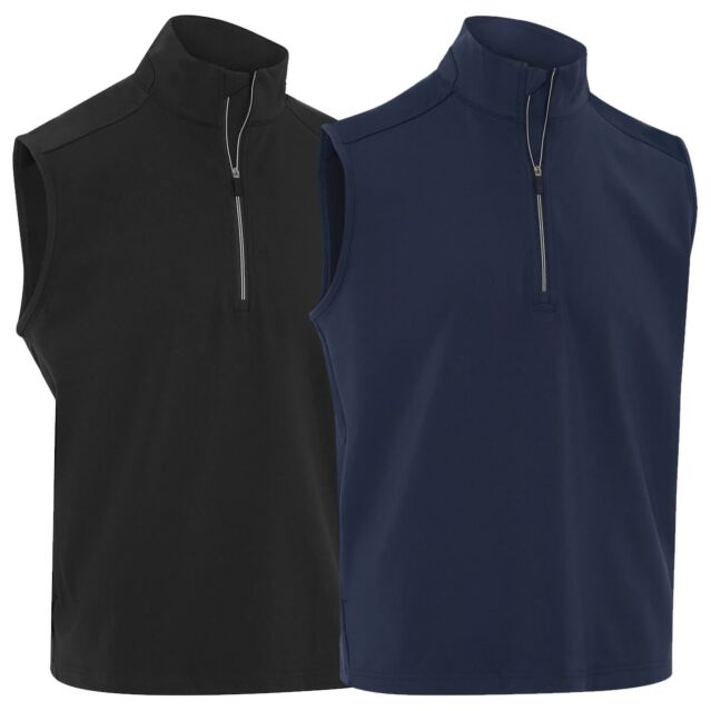 Callaway Mens Lightweight 1/4 Zip Stretch Opti-Dri Golf Vest Gilet