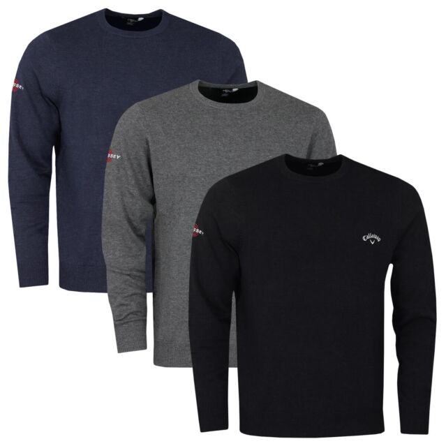 Callaway Golf Mens 2026 Ace Odyssey Signature Tour Logo Golf Sweater