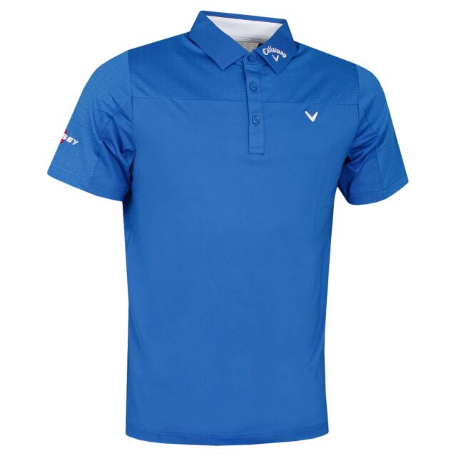 Callaway Golf Mens Odyssey Ventilated Moisture Wicking Polo Shirt