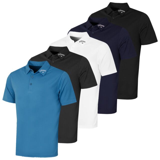 Callaway Mens Ace Micro Texture OptiDry SwingTech Polo Shirt