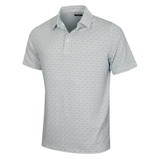 Callaway Mens Golf Foulard Printed Opti-Dri Stretch Golf Polo Shirt