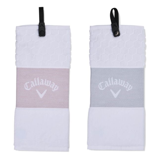 Callaway Golf Unisex Trifold Branded Logo Microfibre One Size Golf Towel