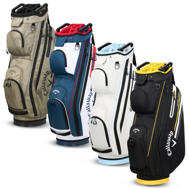 Callaway Golf Unisex Chev 14+ Waterproof Lightweight Fourteen Way Cart Bag