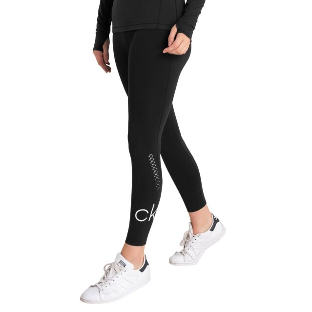 Calvin Klein Womens Energy Breathable Moisture Wicking Leggings Baselayer