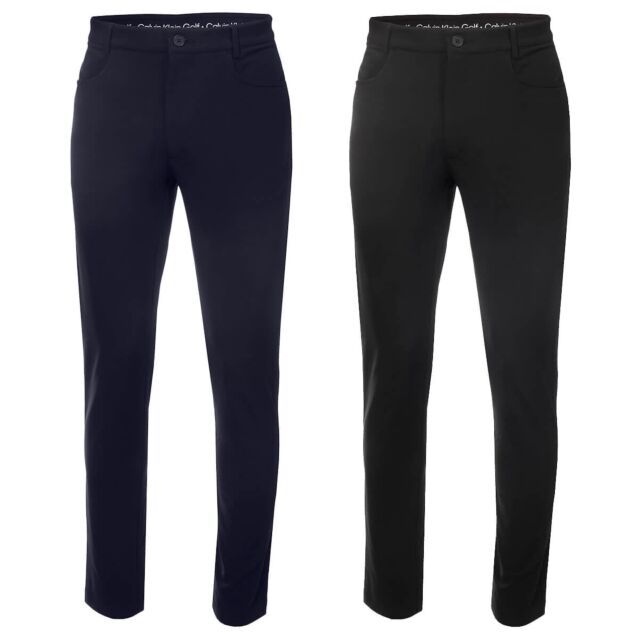 Calvin Klein Mens Winter Genius Stretch Water Resistant Golf Trousers