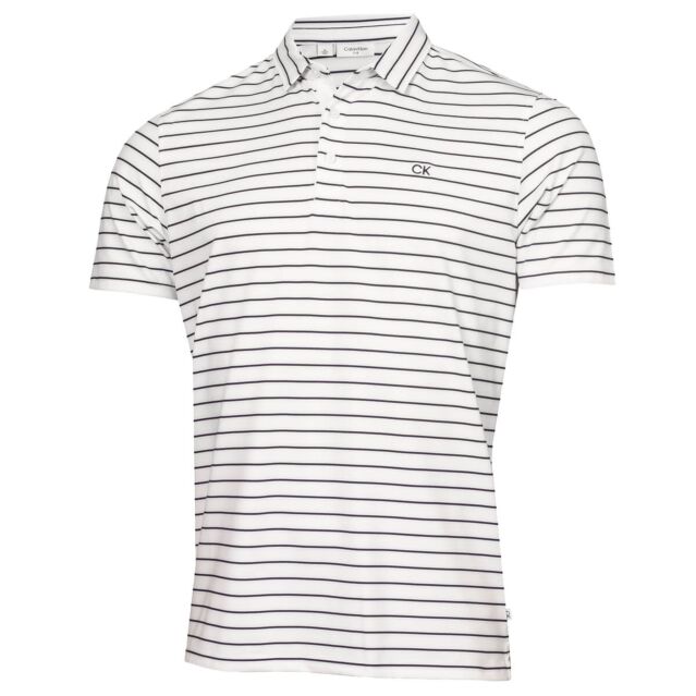 Calvin Klein Mens Silverstone Moisture Wicking Quick Dry Golf Polo Shirt