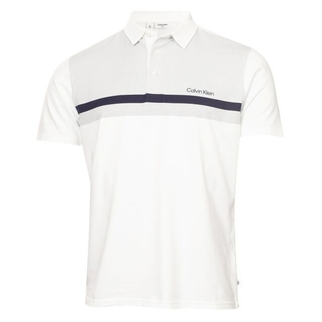 Calvin Klein Mens Clearview Moisture Wicking Technical Golf Polo Shirt