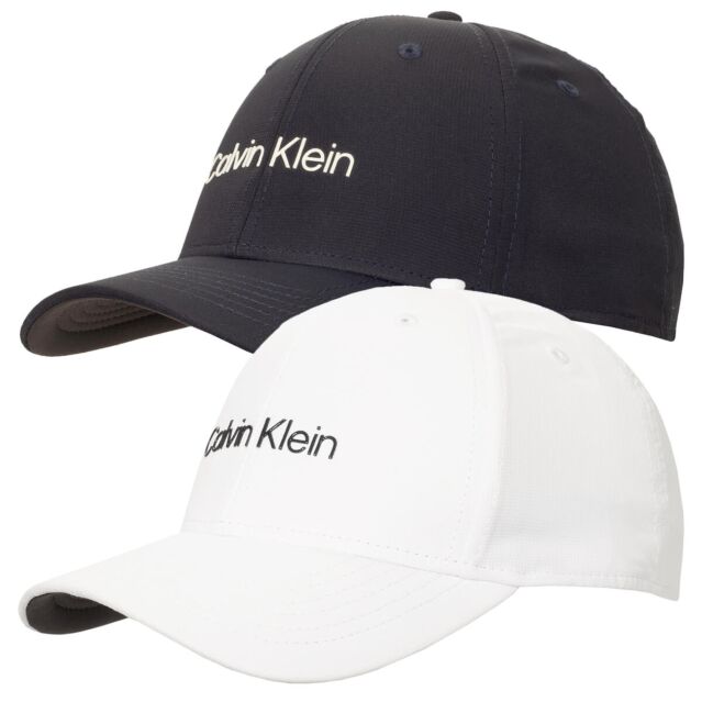 Calvin Klein Mens Brookline Quick Drying Adjustable Golf Baseball Cap
