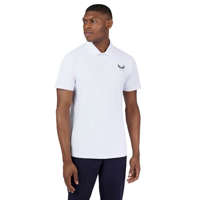 Castore Mens Golf Mainline Essential Lightweight Breathable Polo Shirt