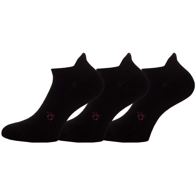 Calvin Klein Womens 2026 Golf Trainer with Tab (3 Pairs) Socks UK 4-8