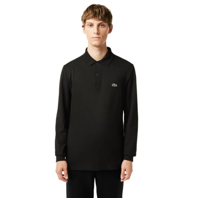 Lacoste Mens Lightweight Stretch 2 Button Golf Polo Shirt