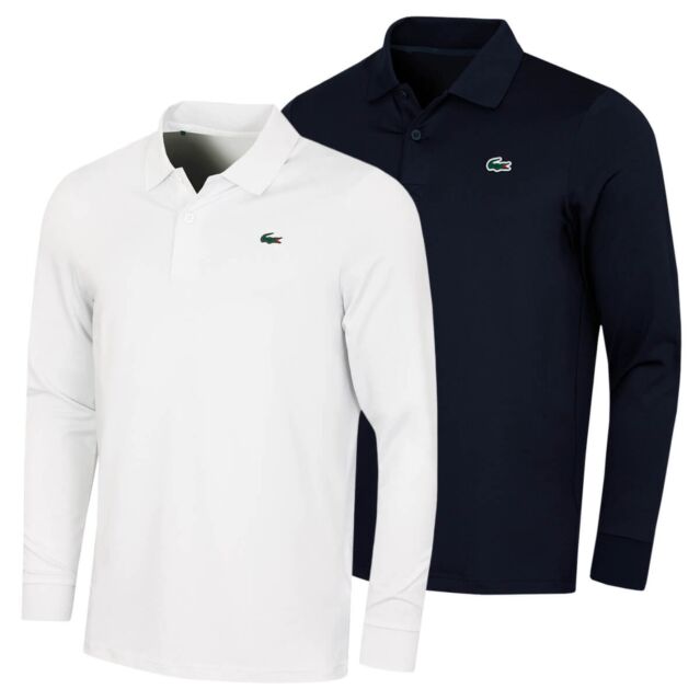Lacoste Mens 2026 Ultra Dry Wicking Stretch UV Protection Golf Polo Shirt