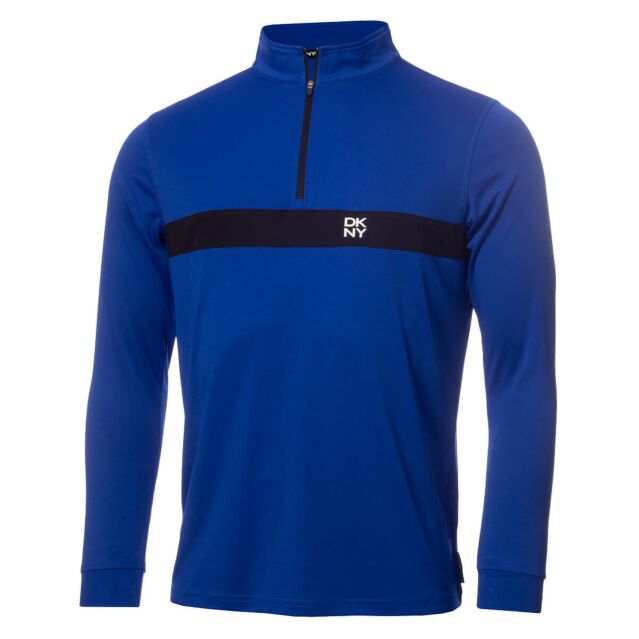DKNY Mens Tournament Sweater - Cobalt - M