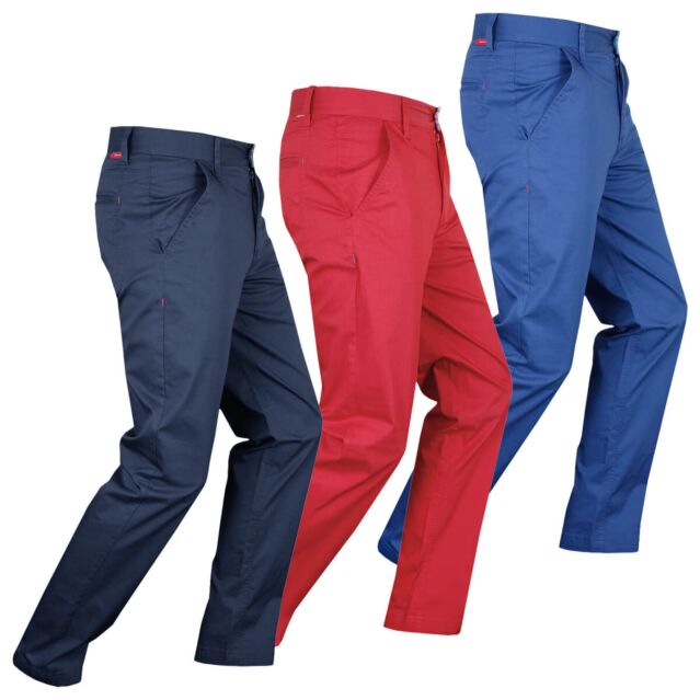 Dwyers & Co Golf Mens Tee-Shot Chino Stretch Slim Trousers
