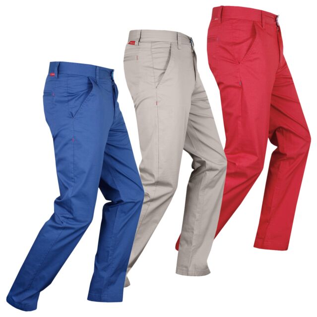 Dwyers & Co Golf Mens Tee-Shot Chino Stretch Slim Trousers