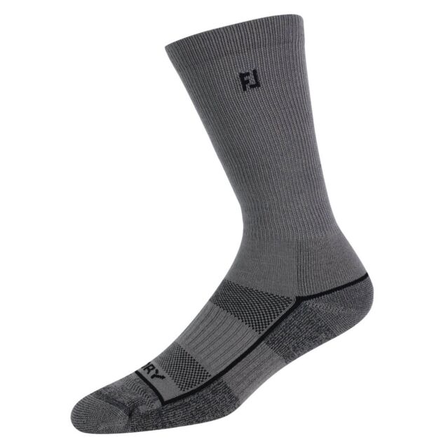 Footjoy Mens ProDry Golf DrySof Breathable Cushioned Support Crew Socks