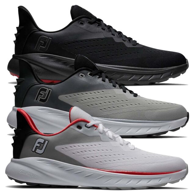 FootJoy Mens FJ FLEX XP Waterproof Spikeless Lightweight Mesh Golf Shoes