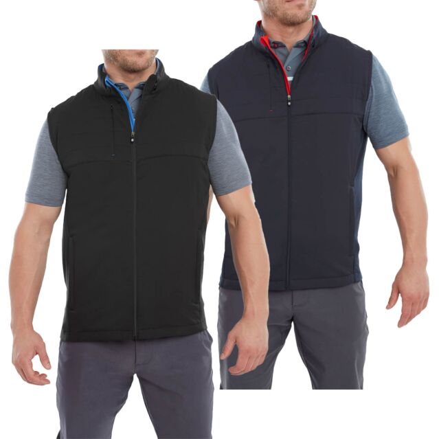 FootJoy Mens Hybrid Thermal Windproof Water Repellent Golf Gilet