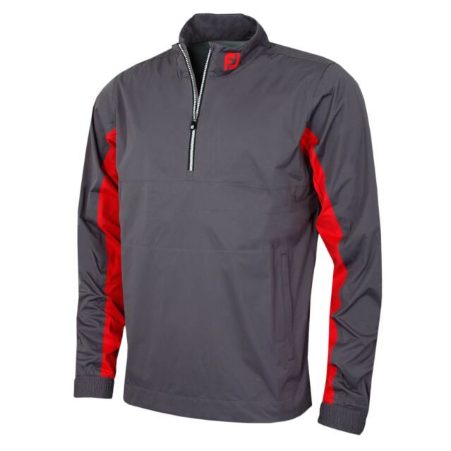 FootJoy Mens HydroKnit Waterproof Light 1/2 Zip Golf Raintop
