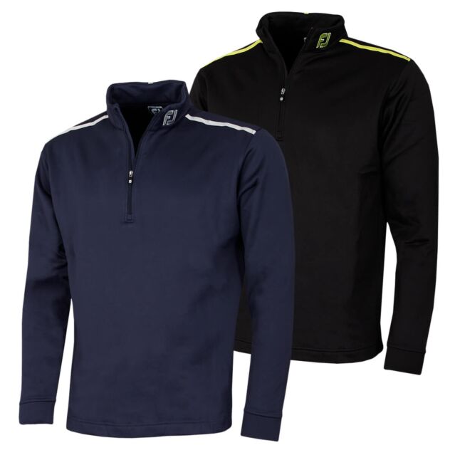 Footjoy Mens Jersey Solid Chill-Out Golf Stretch Soft Sweater