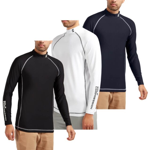 FootJoy Mens 2026 ProDry Thermal Mock Easy Care Moisture Wicking Golf Baselayer