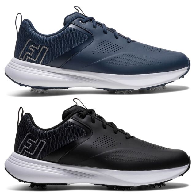 Footjoy Mens Qualifier ChromoLT Lightweight EVA Spiked Golf Shoes