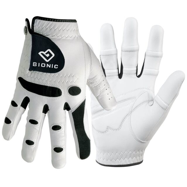 Bionic Mens 2026 StableGrip Leather Golf Gloves Orthopedic - RH
