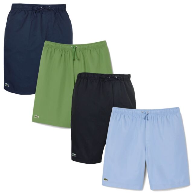 Lacoste Mens 2026 GH353T Sport Taffeta Drawstring Lined Elasticated Shorts