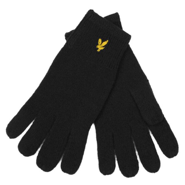 Lyle & Scott Mens Racked Rib Vintage Style Winter Lambswool Golf Glove