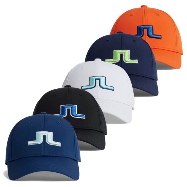 J.Lindeberg Mens Angus Ventilated Lightweight Fast Dry Golf Cap