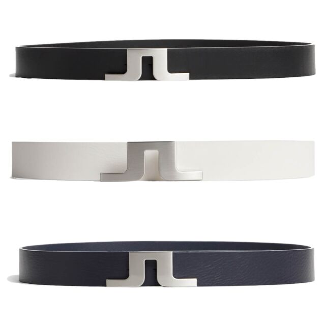 J.Lindeberg Mens Bridger Vegetable Tanned Leather Golf Belt