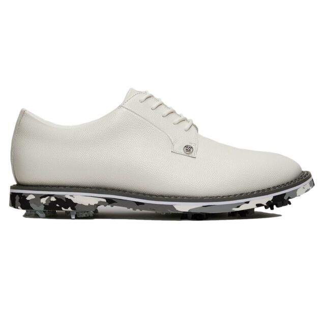 G/Fore Mens Gallivanter G/Lock Camo Spiked Pebble Leather Golf Shoes