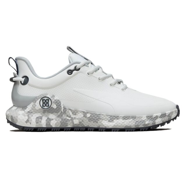 G/Fore Mens MG4+ O2 Perforated Water Repellent Camo Spikeless Golf Shoes
