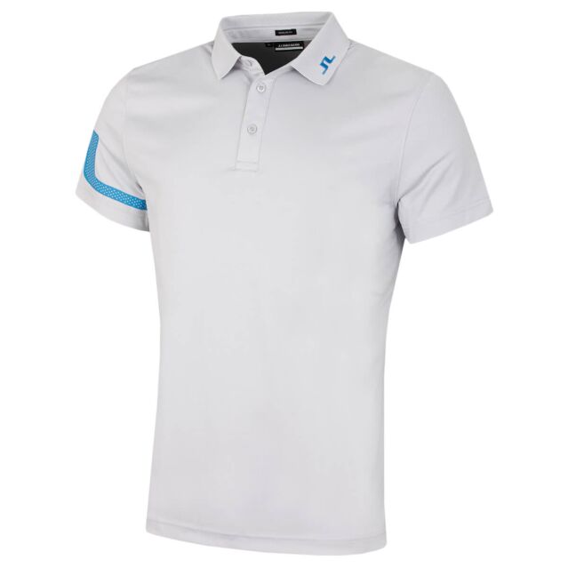 J.Lindeberg Mens Heath Regular Fit Wicking Golf Polo Shirt