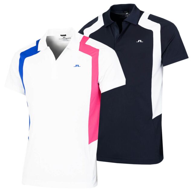 J.Lindeberg Mens Legacy Regular Fit 4-Way Stretch Golf Polo Shirt
