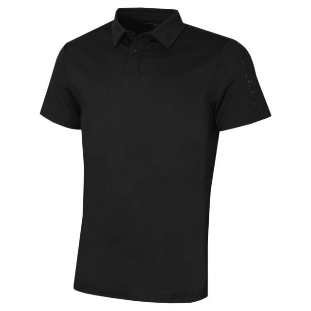J.Lindeberg Mens JL Pro 4-Way Stretch Wicking Soft Golf Polo Shirt