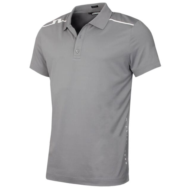 J.Lindeberg Mens Lionel Regular Fit Wicking Golf Polo Shirt
