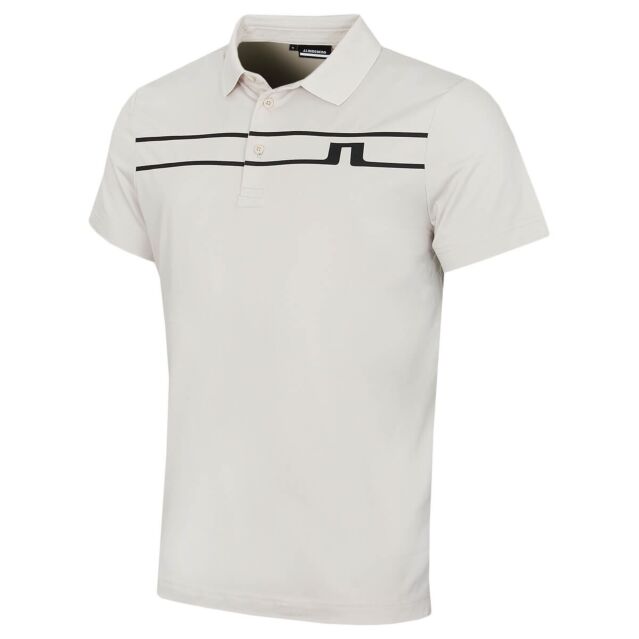 J.Lindeberg Mens Klas Wicking 4 Way Stretch Soft Golf Polo Shirt
