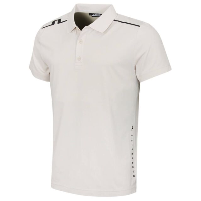 J.Lindeberg Mens Lionel Wicking 4 Way Stretch Golf Polo Shirt