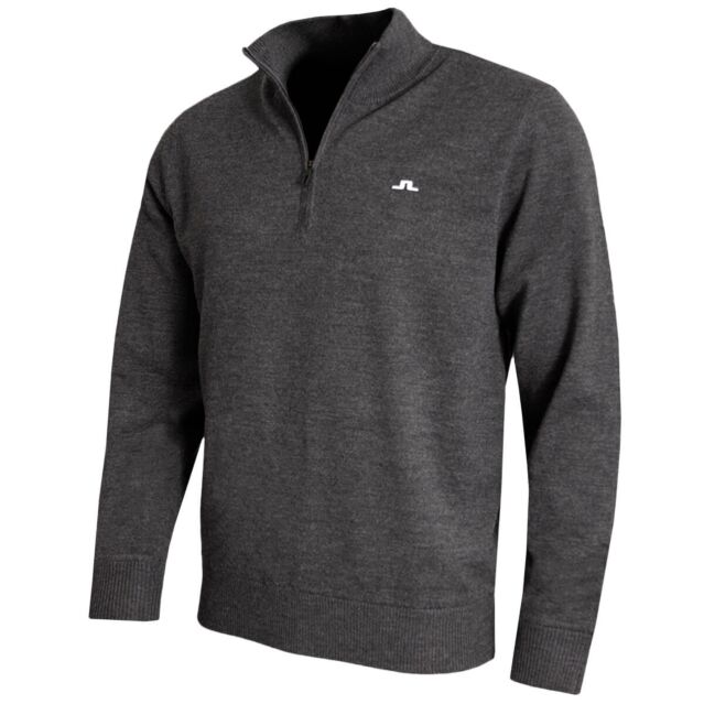 J.Lindeberg Mens Jeffrey Lined Windbreaker Stretch Golf Sweater