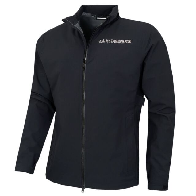 J.Lindeberg Mens Bridge Padded Waterproof Golf Rain Jacket