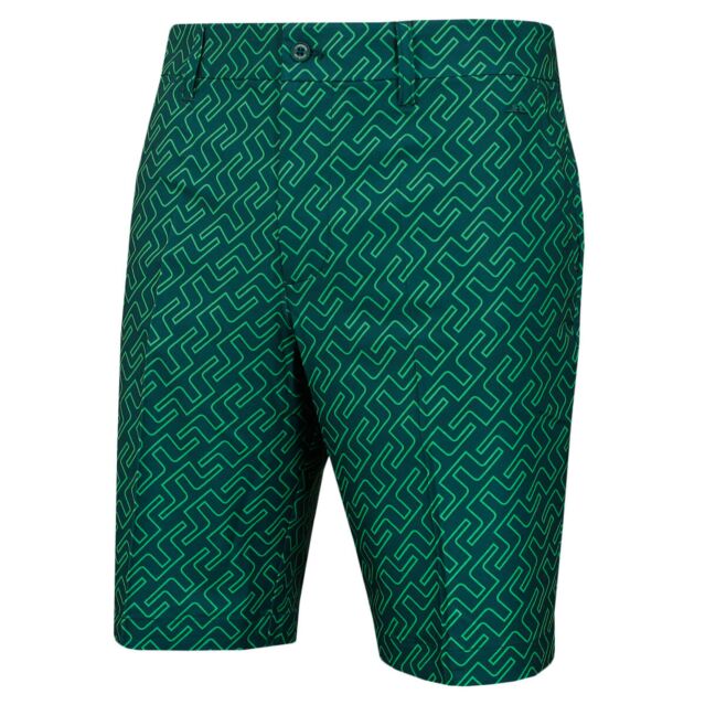 J.Lindeberg Mens Eloy Print Breathable Lightweight Water Repellent Golf Shorts