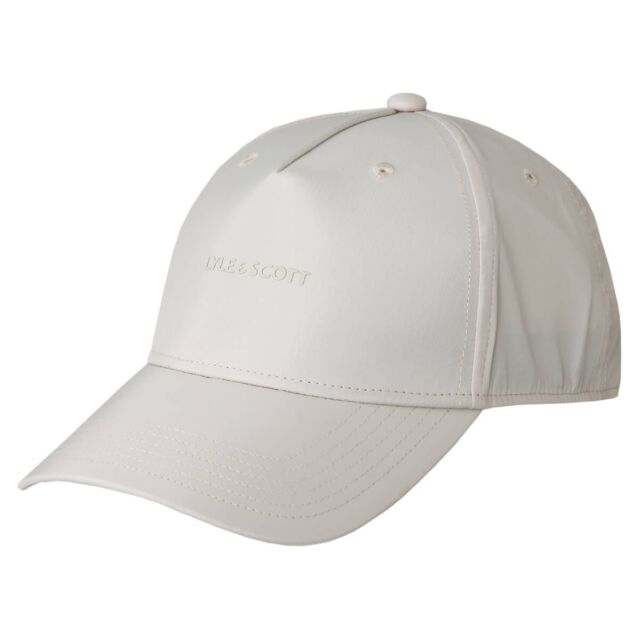 Lyle & Scott Mens Logo Shell Fabric Adjustable Golf Baseball Cap