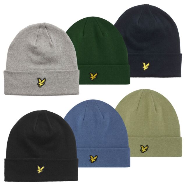 Lyle & Scott Unisex Basic Cotton Merino Blend Insulated Golf Beanie Hat