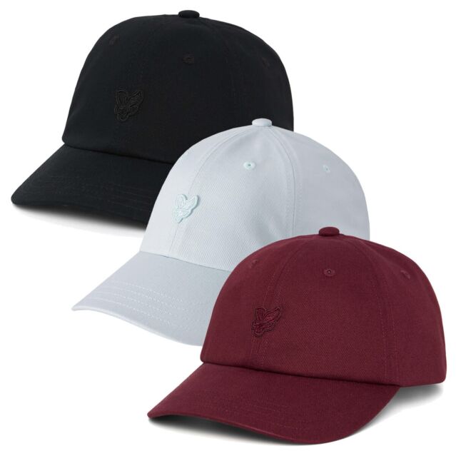 Lyle & Scott Mens Tonal Eagle Breathable Cotton Baseball Golf Cap